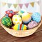 Wooden Fake Eggs,9 Pieces White Wooden Easter Egg Wood Eggs for Crafts Home Decorv